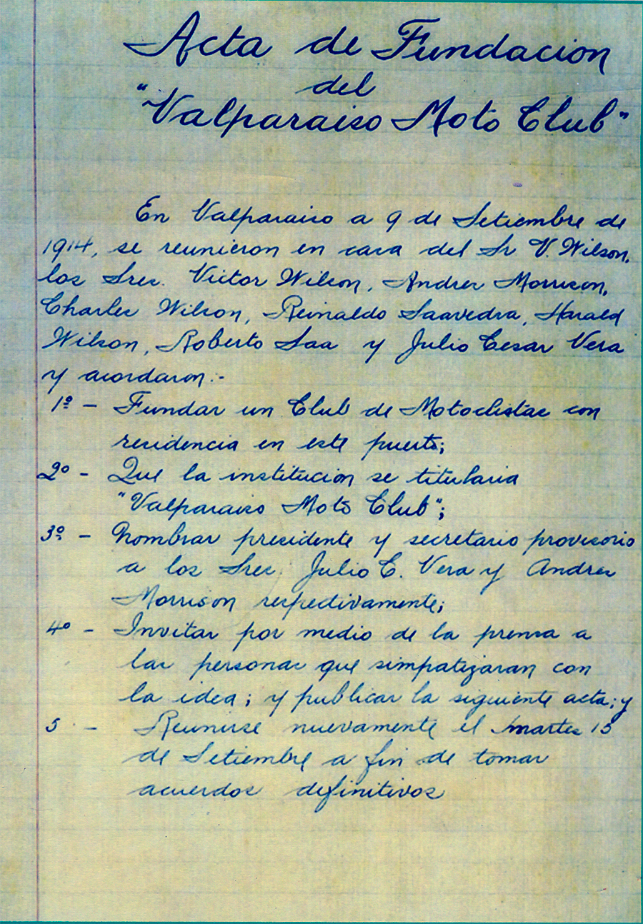 Acta de Inauguración