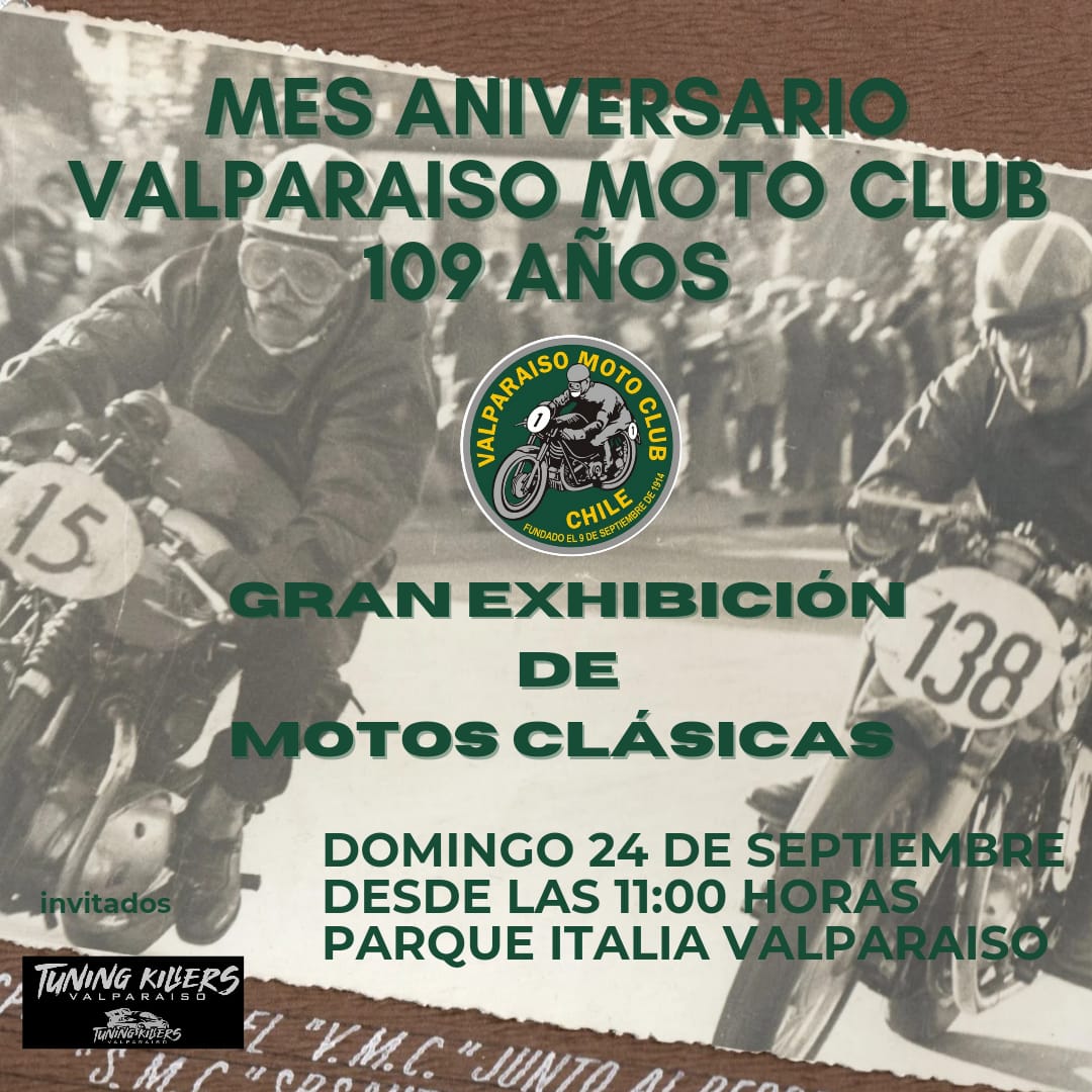 Exhibición de motos clásicas Mes de Aniversario